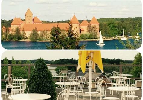 Vaizdas iš „Le Vivier Trakai“ terasos
