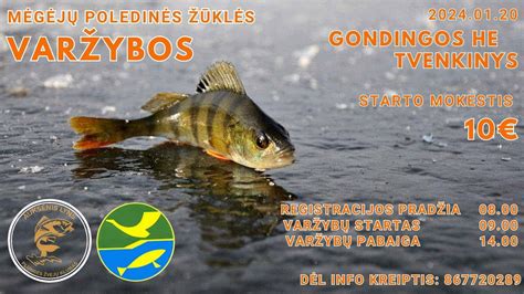 Mėgėjų žūklės taisyklės Lietuvoje infografika