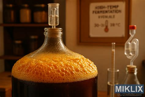 Naminio alaus fermentacijos indai