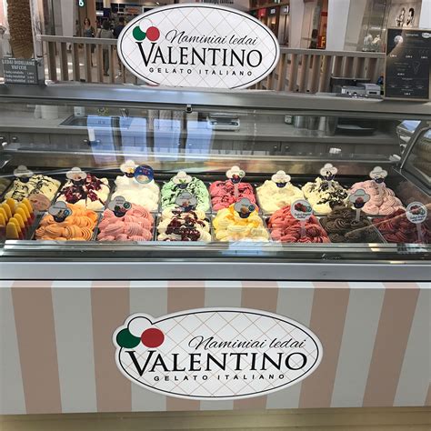 „Valentino“ ledų pasirinkimas ir skoniai