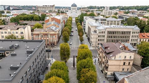 Kauno Laisvės alėjos panorama