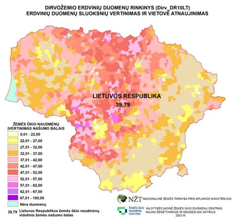 Lietuvos dirvožemio derlingumo žemėlapis