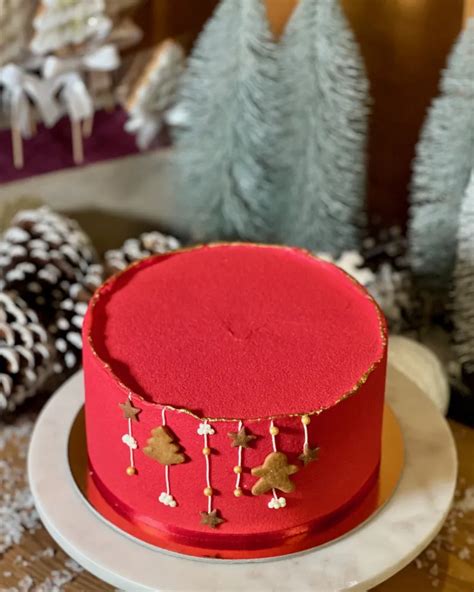 Dekoruotas Kalėdinis tortas