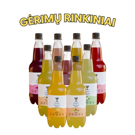 Gėrimų pasirinkimai vakarui