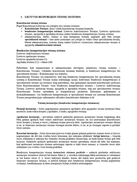 Lietuvos teismų sistemos reorganizavimo schema