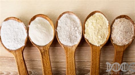 Įvairių miltų rūšys kepiniams