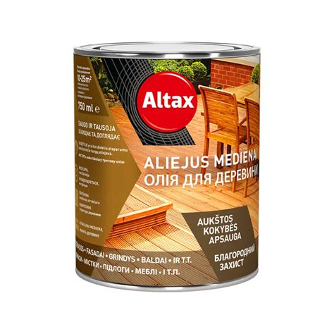 virintas sėmenų aliejus medienai
