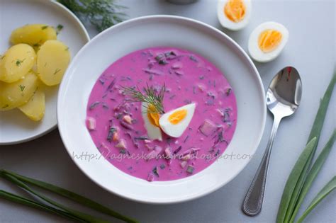 Šaltibarščių lėkštė su bulvėmis