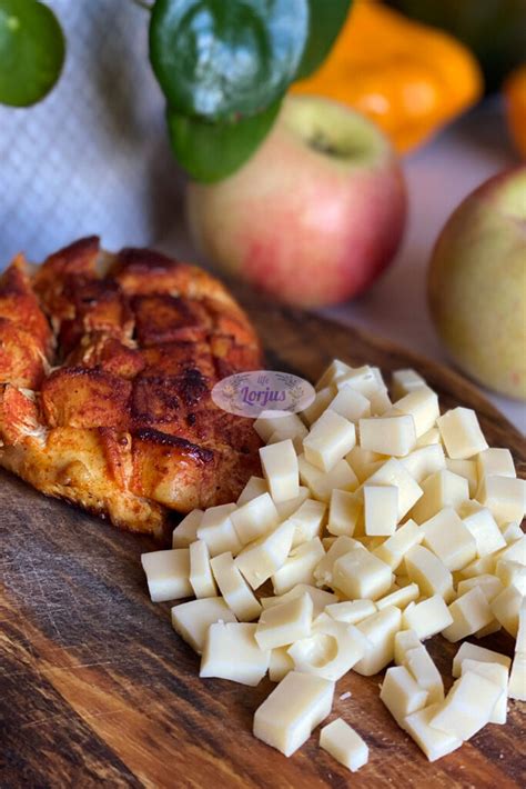 Vištienos ir obuolių derinys