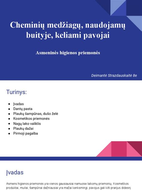 Higienos priemonės iškyloje