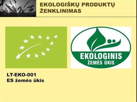 Ekologiškų produktų ženklinimas