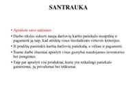 Schematinis recepto paruošimo procesas