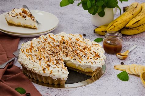 Riešutų sviesto pyrago su bananais ir šokoladu nuotrauka