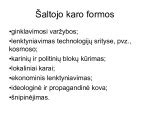Įvairios morengų formos ir džiovinimo etapai