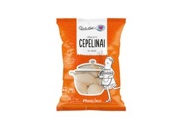 šaldyti cepelinai pakuotėje šaldiklyje
