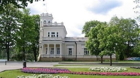 Druskininkų miesto panorama su restoranais