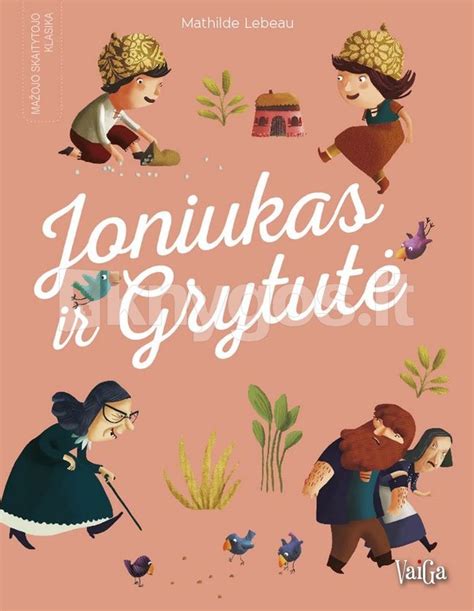 iliustracija, vaizduojanti Jonuką ir Grytutę miške