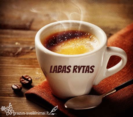 Rytas su kava ir pyragu