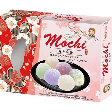 Spalvingi japoniški Mochi pyragėliai