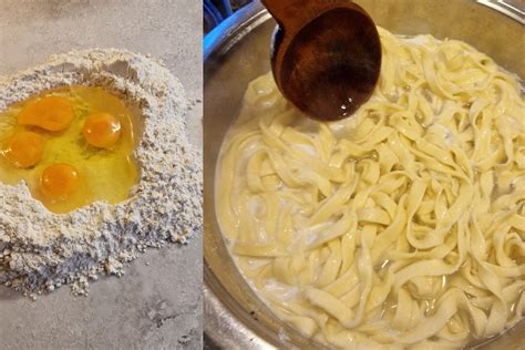 naminių makaronų paruošimas