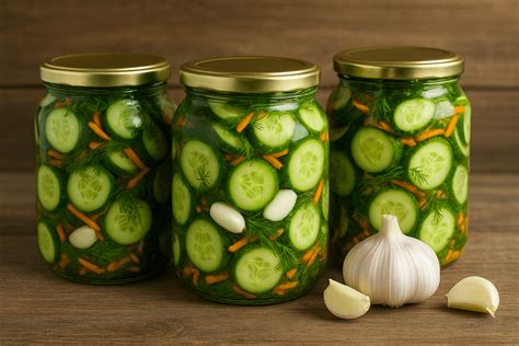 Agurkų mišrainės ingredientai