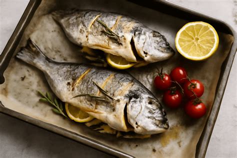 Šviežia dorada paruošta kepimui