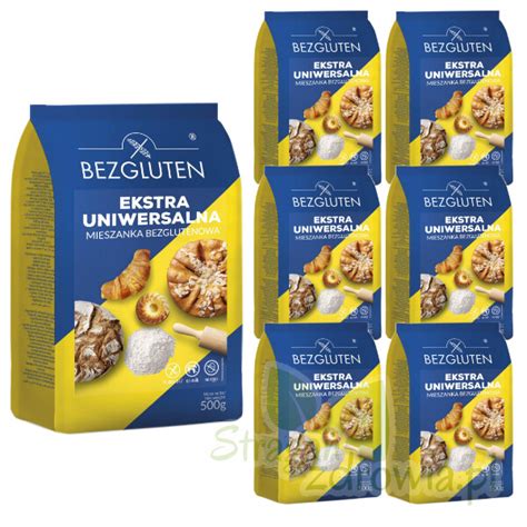„Bezgluten“ produktų asortimentas
