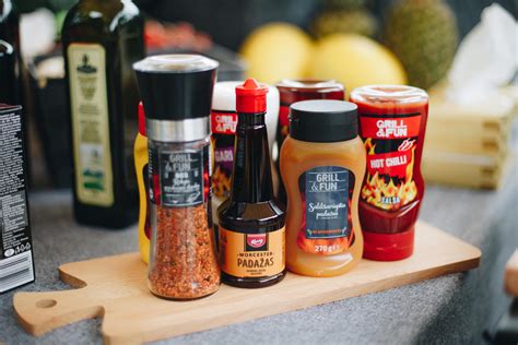 Padažų ingredientų įvairovė