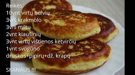 Skirtingi blynų patiekalai