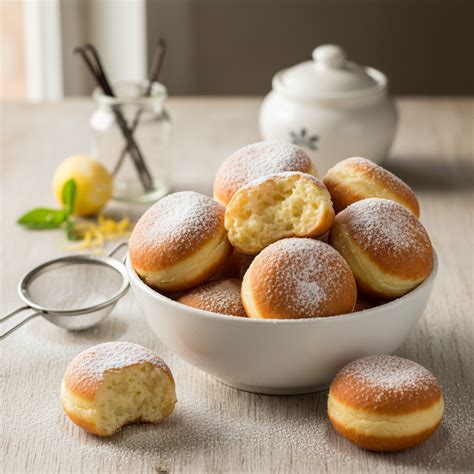 Varškės spurgų kepimo procesas