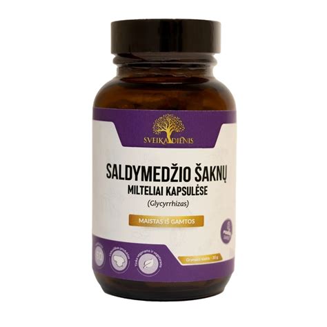 Saldymedžio šaknies ekstraktai ir milteliai
