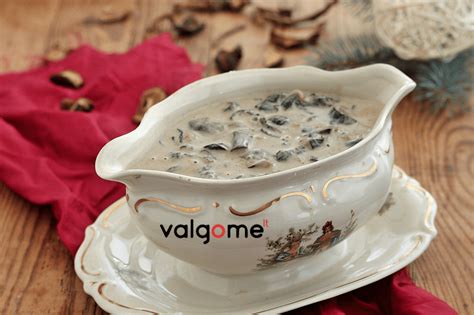 Skirtingi grybų padažai ir jų deriniai su patiekalais