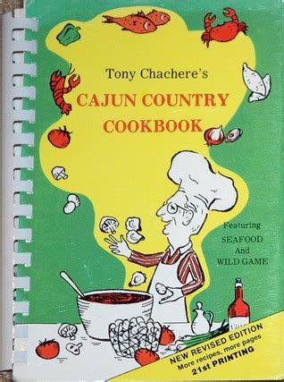 Tony Chachere's Cajun Country Cookbook viršelis