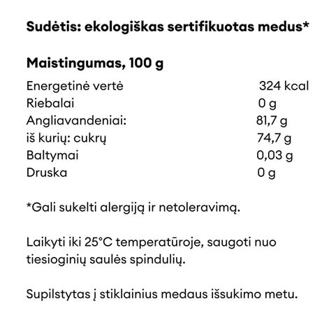 Duonos etikėtės pavyzdys, akcentuojantis maistines vertes ir ingredientus