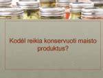 Istoriniai maisto konservavimo metodai
