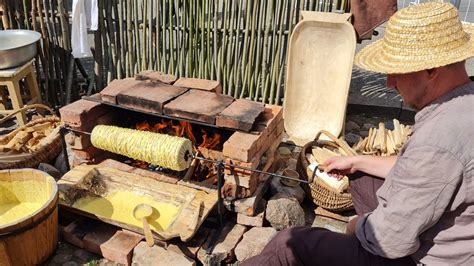 Šakočio kepimo procesas su iešmu
