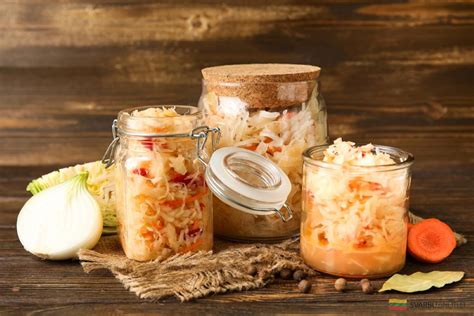 Raugintų kopūstų fermentacijos procesas