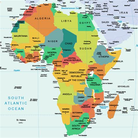 Pietų Afrikos Respublikos (PAR) žemėlapis su Pretorija