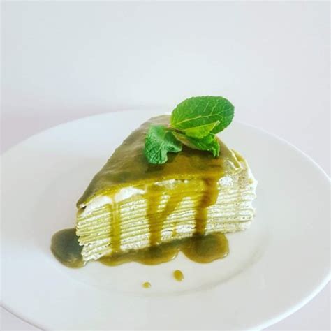 Žaliosios arbatos lakštinis tortas