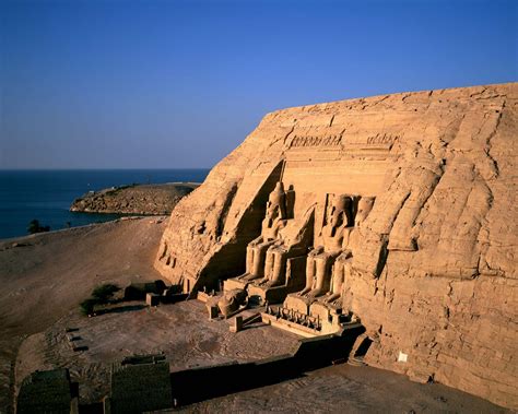 Abu Simbel šventyklos fasadas