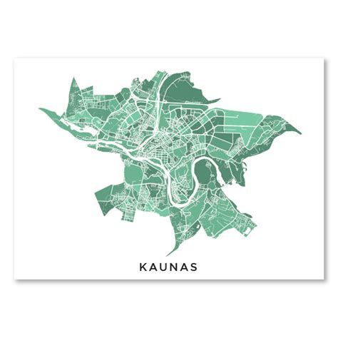Kauno žemėlapis su Baltų pr. 18 lokacija