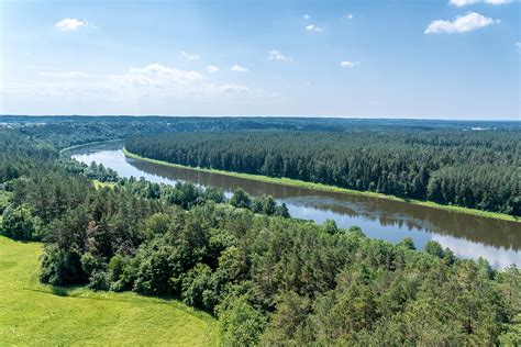 Nemuno kilpa ir Alytaus panoraminis vaizdas