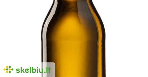 Alaus buteliai su skirtingu gazavimo lygiu