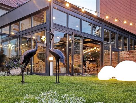 Lauko terasa ir aplinka restorane 