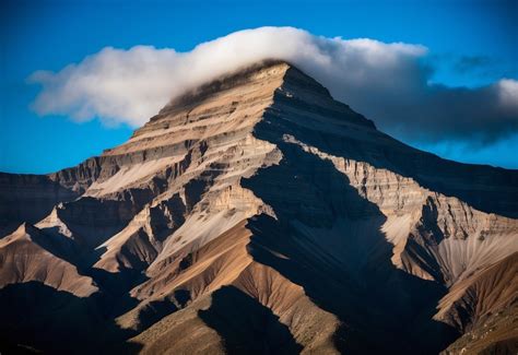 Geologinis pietų Sibiro kalnų skerspjūvis su uolienų tipais
