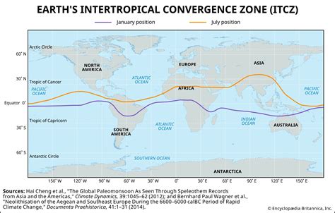 Tarptropinė konvergencijos zona (ITCZ)