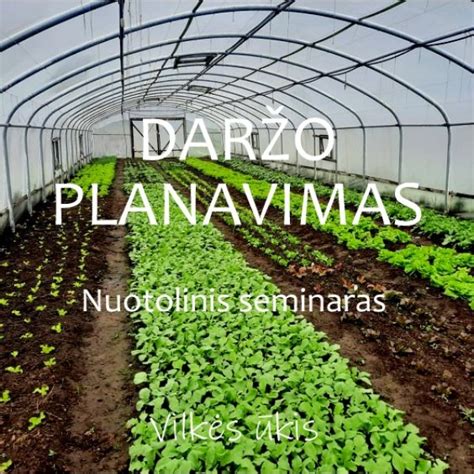 Tinkamas daržo planavimas