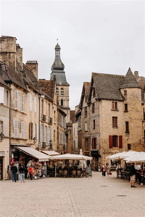 Sarlat-la-Canéda senamiesčio gatvelės