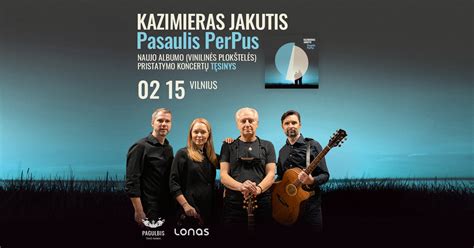 Albumo „Pasaulis perpus“ viršelis arba Kazimieras Jakutis koncerte