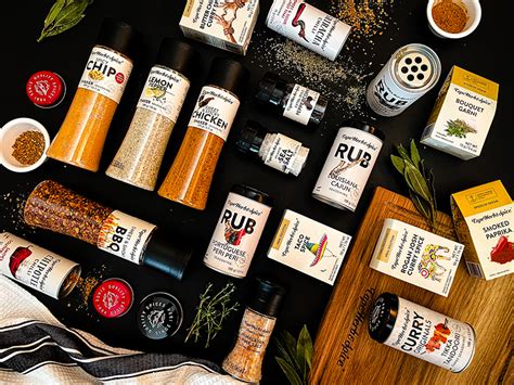 CAPE HERB & SPICE prieskonių pakuotės